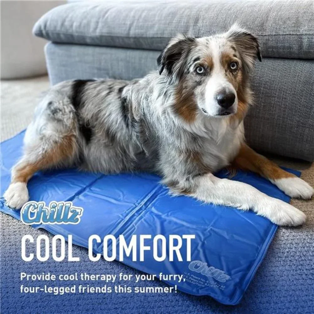 Dog Cooling Mat, Large - Pressure Activated Pet Cooling Mat for Dogs - No Water